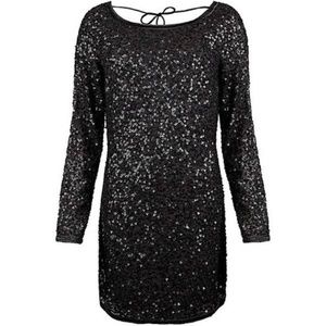 Allsaints Black Backless Mini Dress - Hand Embellished - UK8/US4